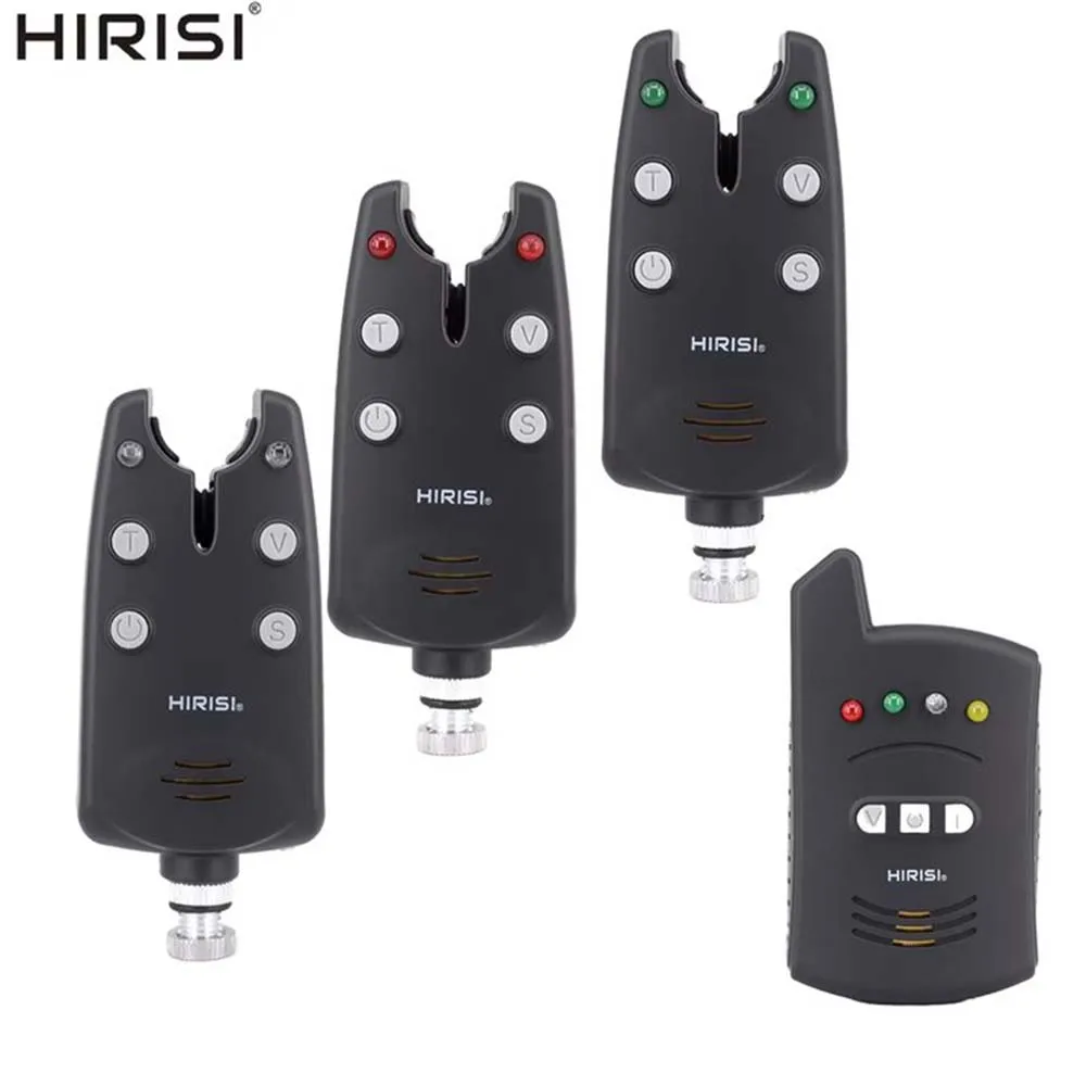 Hirisi Wireless Carp Fishing Alarm Set For Carp Coarse Fishing Bite Indicator B1236 Fishing Accessories