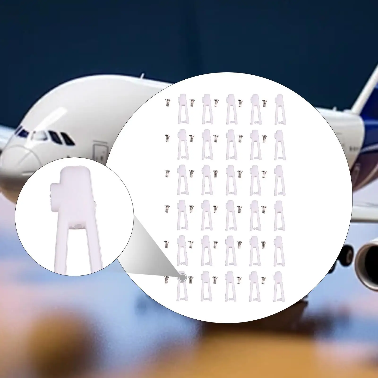 30 قطعة من ملحقات مجموعة مشابك ومسامير على شكل حرف U لـ 4 أبواق للتحكم في الفتحات #1