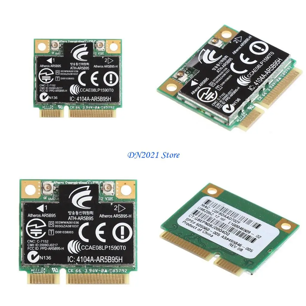 

F3KE Mini PCI-E Netwoek Adapter Card Half Mini PCI WIFI Wlan Connector for HP Atheros