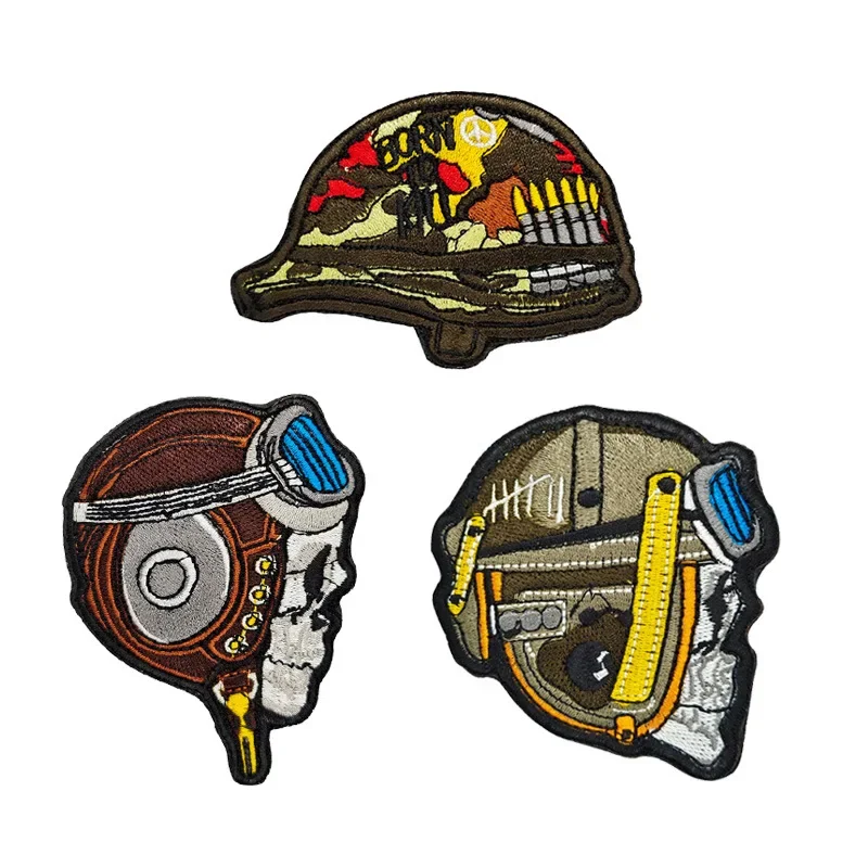 

Pilots Embroidered Patches for Wearing Helmets with Morale Badges Hook&loop Designed Outdoor Tactical Armband Accessories