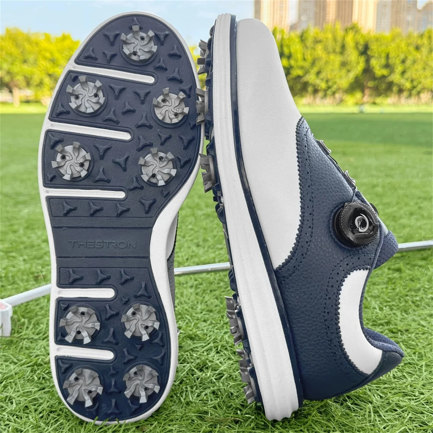 Men's Golf Shoes Athletic Sneakers With BOA Rotating Closure – Non-slip, Removable Spikes, Outdoor Sports & Casual Footwear - view 6