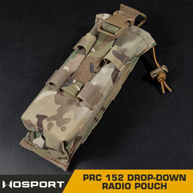 Tactical Radio Holder PRC-152 Drop-Down/Tilt-Out Radio Pouch  AIRSOFT ACCESSORIES