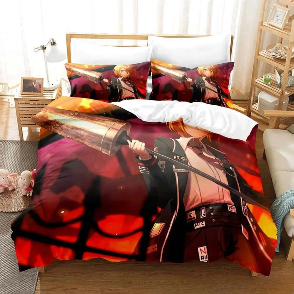 

Fashion 3D Print Game Limbus Company Bedding Set Cartoon Anime three-piece set Adult Kid Bedroom Duvet cover Sets Home Textiles