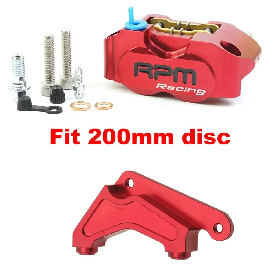 Pinza de freno RPM para motocicleta, Rotor de disco de 82mm para Yamaha Scooter Aerox JOG BWS NMAX XMAX Rsz WISP Force Dirt Pit Bike GROM DIO