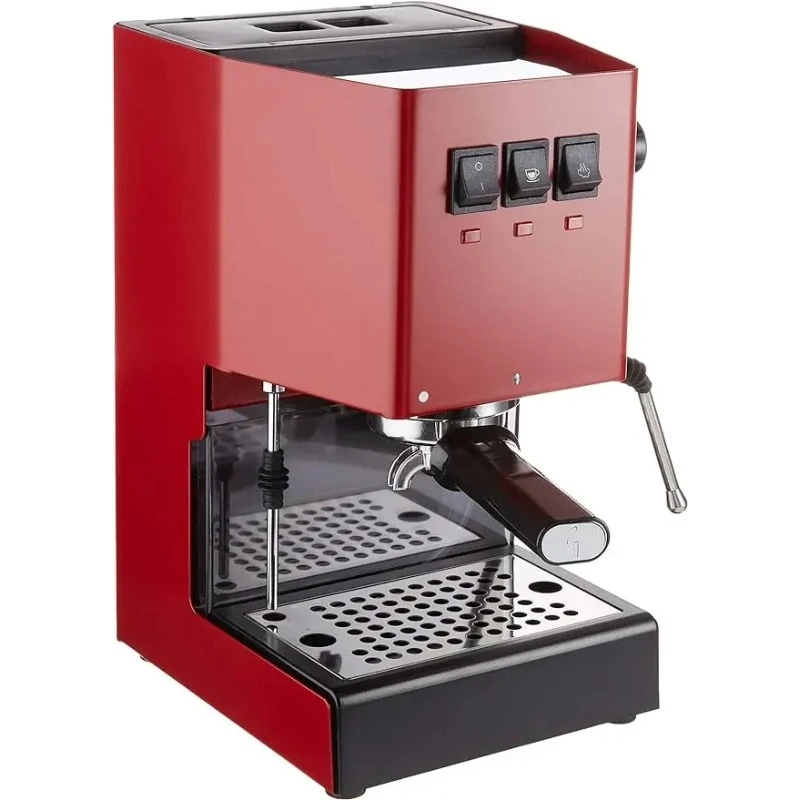 Classic Pro Espresso Machine, Cherry Red, for RI9380, 1.3liters