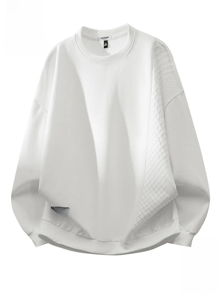 

Мужская толстовка Paul Frank свободного кроя с длинными рукавами и круглым вырезом, осенняя повседневная удобная верхняя одежда из смеси хлопка и полиэстера