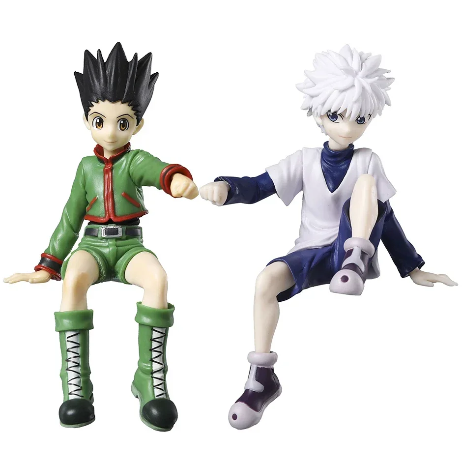 Killua Zoldyck / Gon Freecss фигурка лапши ПВХ Модель Куклы коллекционный орнамент подарки игрушка