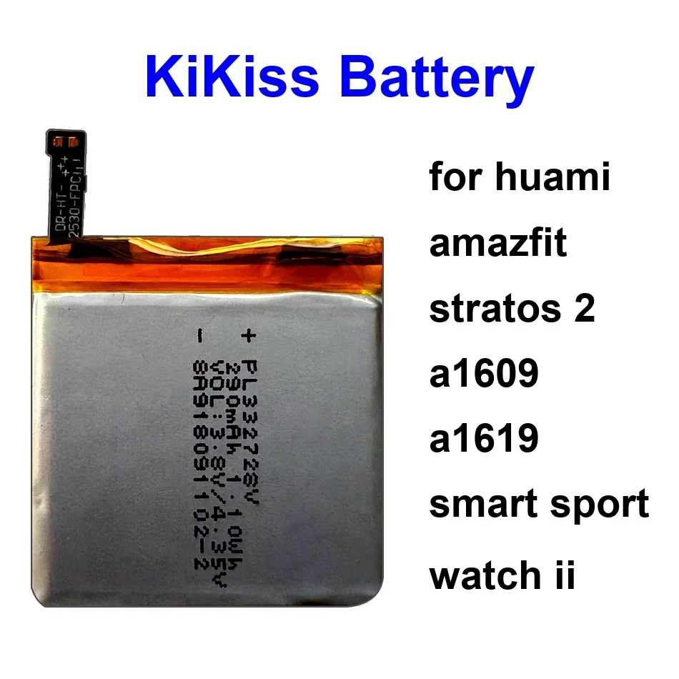 

PL332728V (с проводами) НЕТ для Huami Amazfit Stratos 2 A1609 A1619 Smart Sport Watch II Батарея 290 мАч