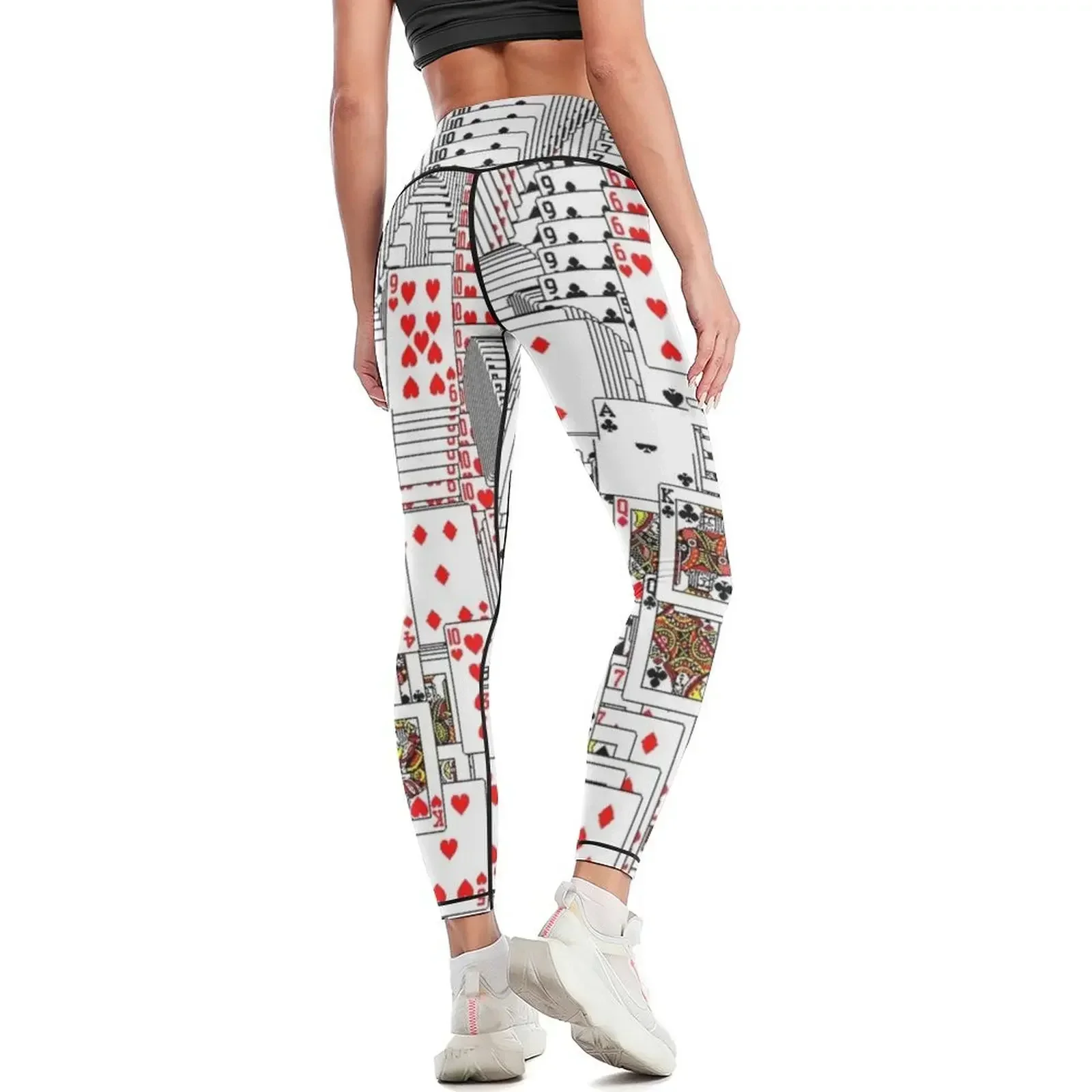 الفائز في Solitare Leggings سراويل نسائية عالية الخصر ملابس لياقة بدنية رياضية للتنس للسيدات #3
