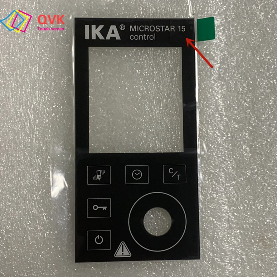 New touch screen for IKA MICROSTAR 7.5 15 30 80  Control Overhead Stirrer Instrument glass panel repair replacement parts