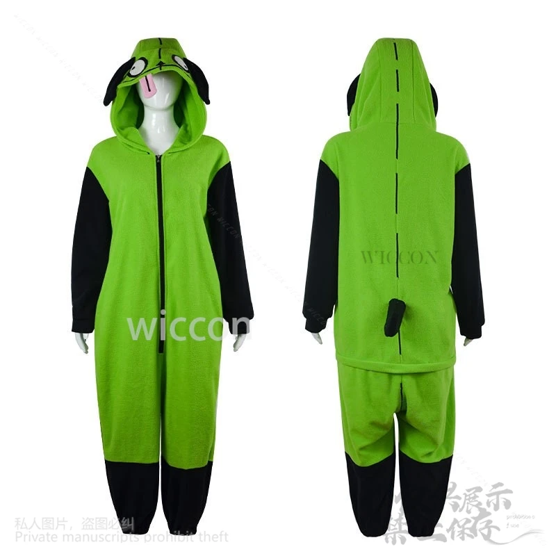 Anime Zimm Cosplay Costume Dress Jumpsuit Hat Pyjamas Sleepwear Alien Uniform Halloween Christmas Carnival Full Set Cos Roleplay