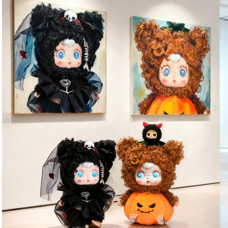 

Темная ночь, эльф, плюшевая слепая коробка, сумка, очаровательная милая загадочная вечеринка на Хэллоуин, декоративный аксессуар, новые мм, конфеты, модные игрушки, подарки