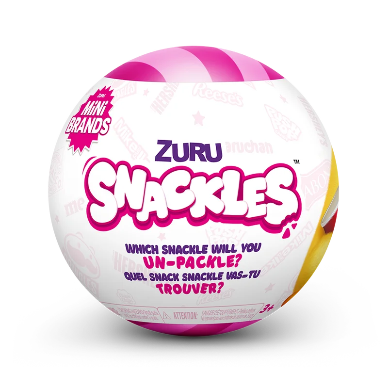 Snackles Plüschtier Blind Box Mystery Capsule Niedlicher Bär Sammlerstück Stofftier Supermarkt Überraschungsball Kawaii Geschenk