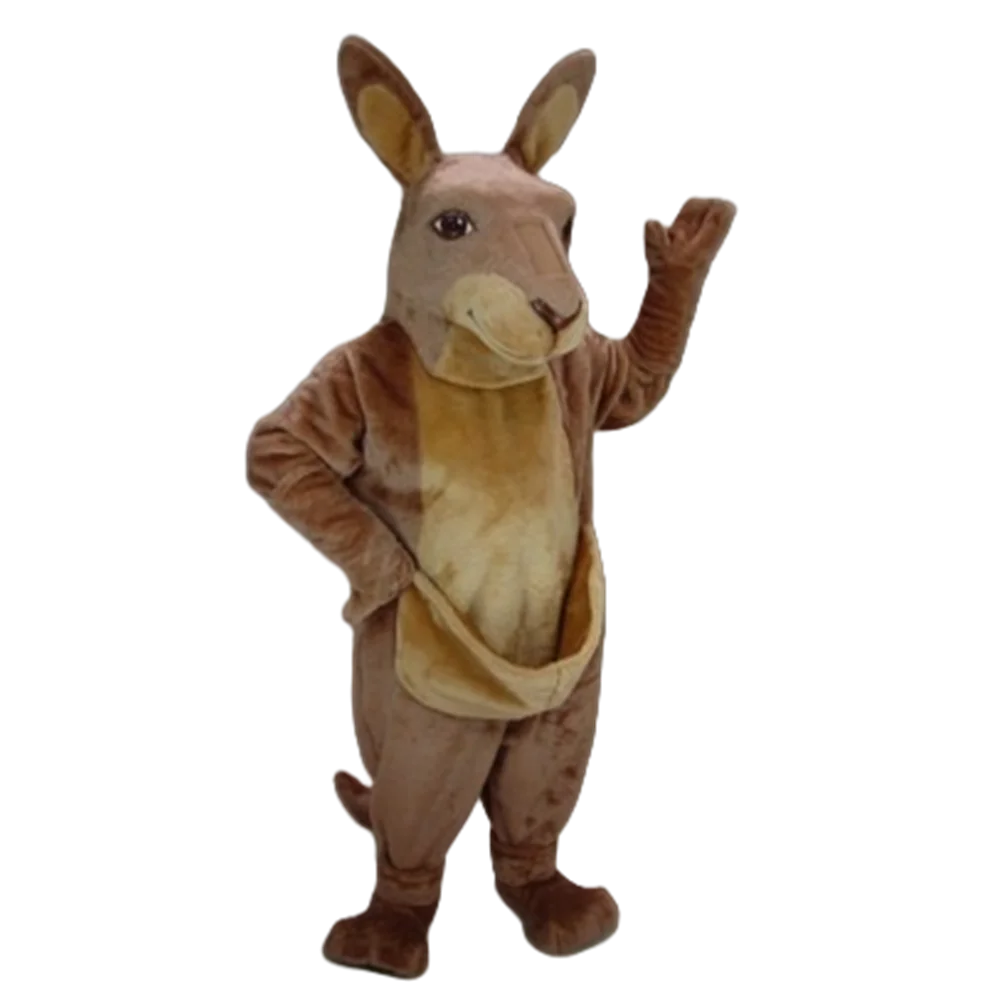 Costume de Mascotte Kangourou pour ixde Carnaval, Tenue Imbibée, Thème Animal Sauvage, Robe de Barrage, Taille Adulte, SW965