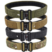 New Tactical 2 inch Combat Belt Quick Release Buckle Belt Molle System Airsoft Hunting Mens Belt Durable Outdoor Belt