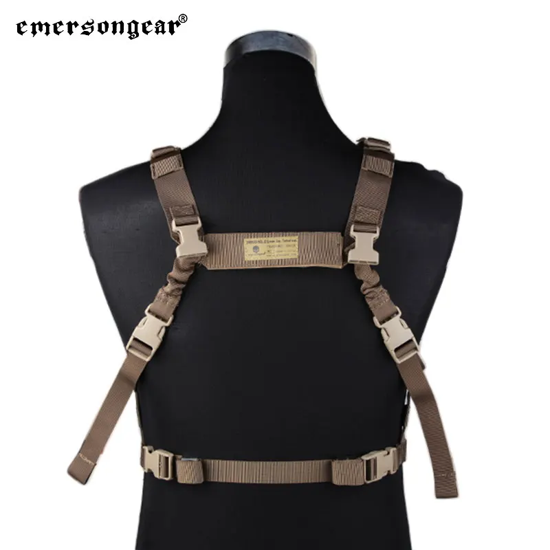 Emersongear Tactical MOLLE System Low Profile Chest Rig ROC-Quick Release Training Airsoft Hunting Shooting Outdoor Nylon