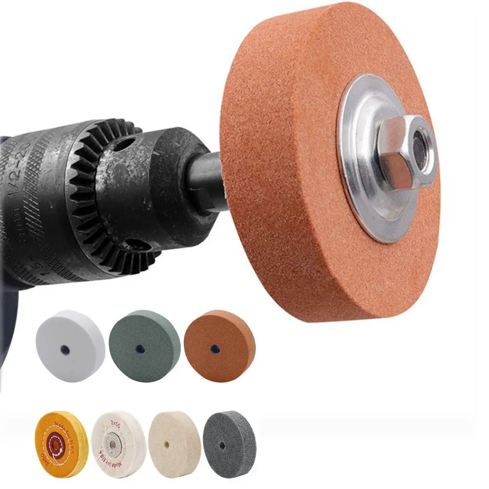 

75mm Round Shape Cotton Polishing Machine Metal Rotating Tool Grinder Polishing Pad Grinding Wheel Grinding Disc