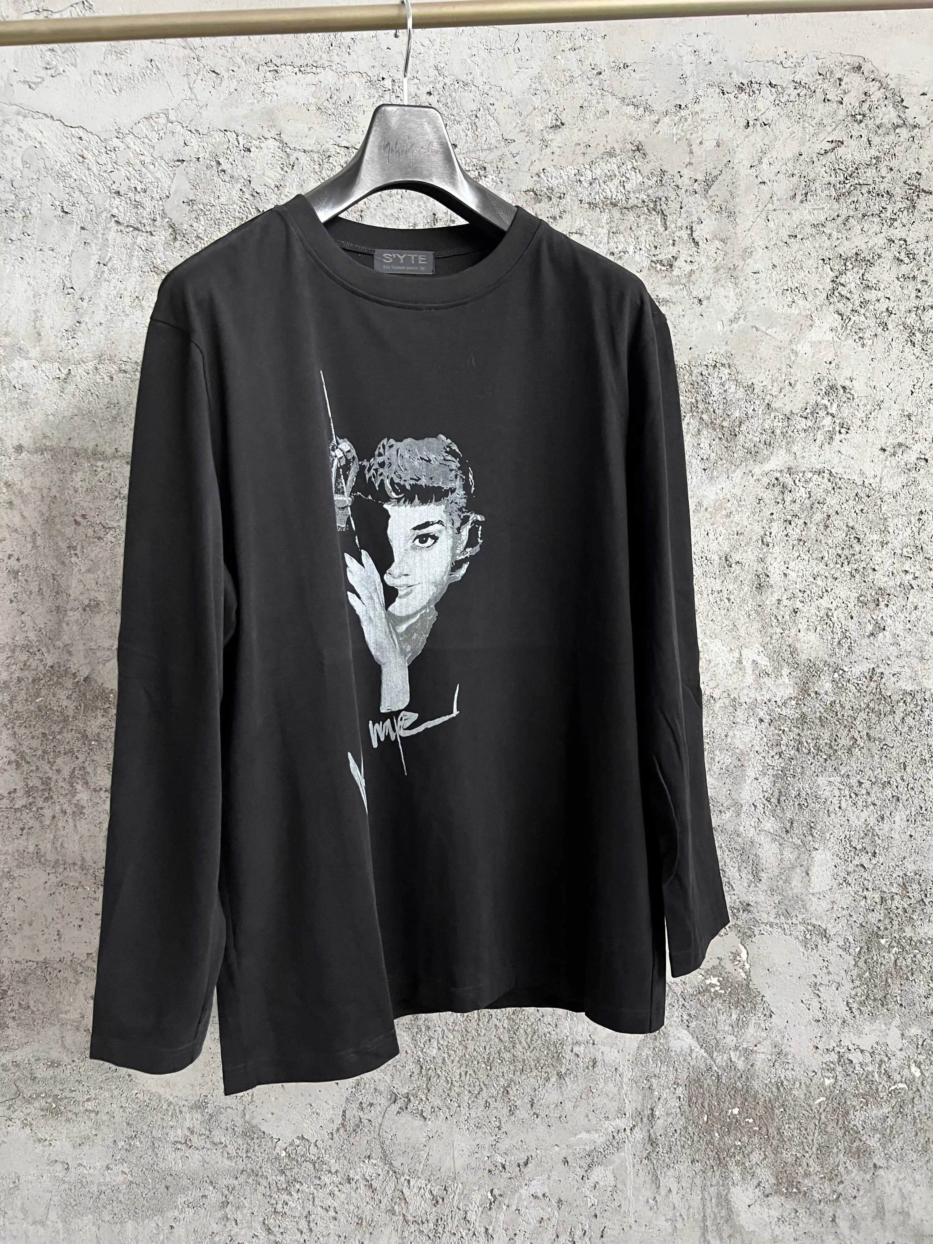 

Original design dark-themed Inner Tanaka patchwork printed avatar T-shirt