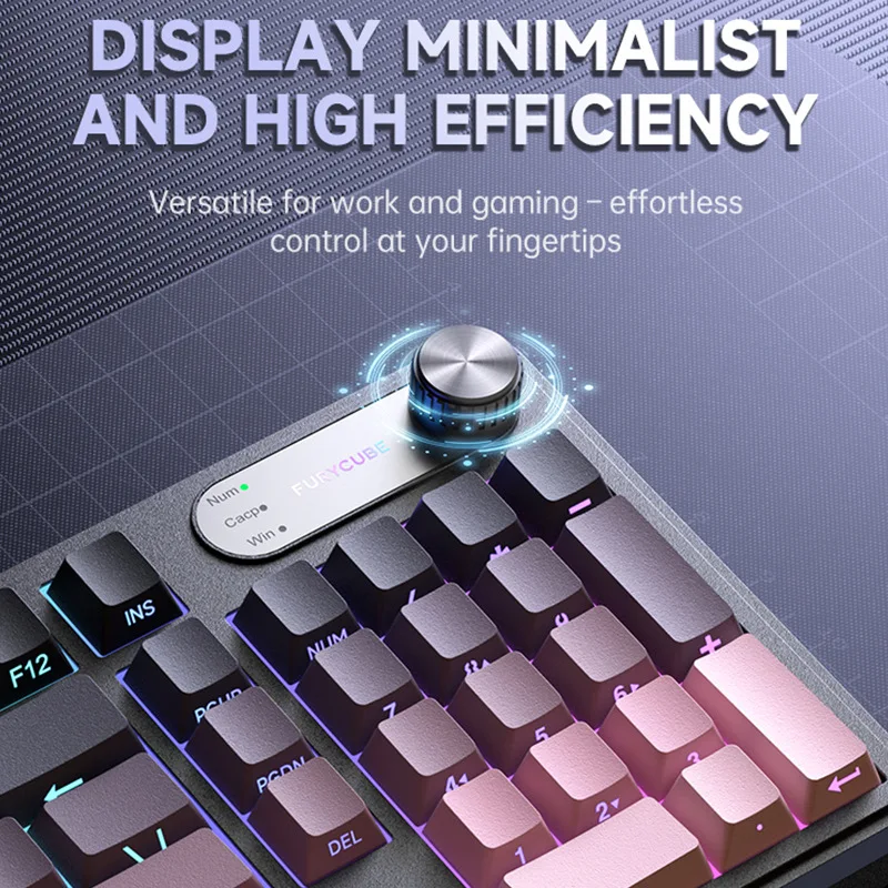 98 mechanical feel waterproof keyboard computer game e-sports high value wired silent keyboard