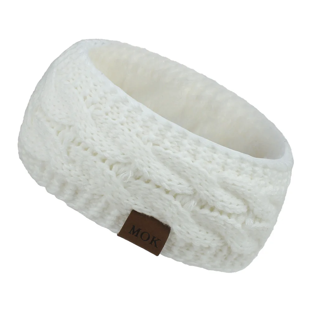 Neue Plüsch Stirnband Winter Warme Breite Elastische Haarband Feste Breite Turban Ohr Wärmer Haarband Weiche DIY Haar Zubehör Kopfbedeckungen – Detail 9
