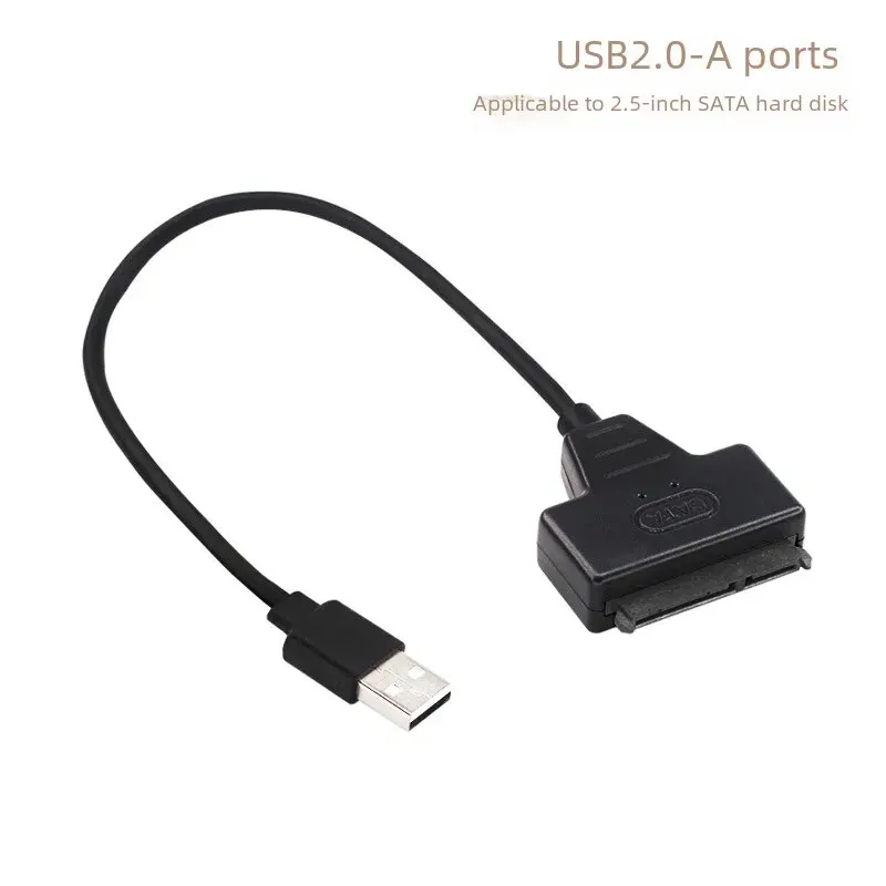 2.5/3.5 Inch 2.0 Laptop Desktop Sata Hard Disk Box Easy To Drive Line Usb3.0 Hard Disk Easy To Drive Line Single-head Copper