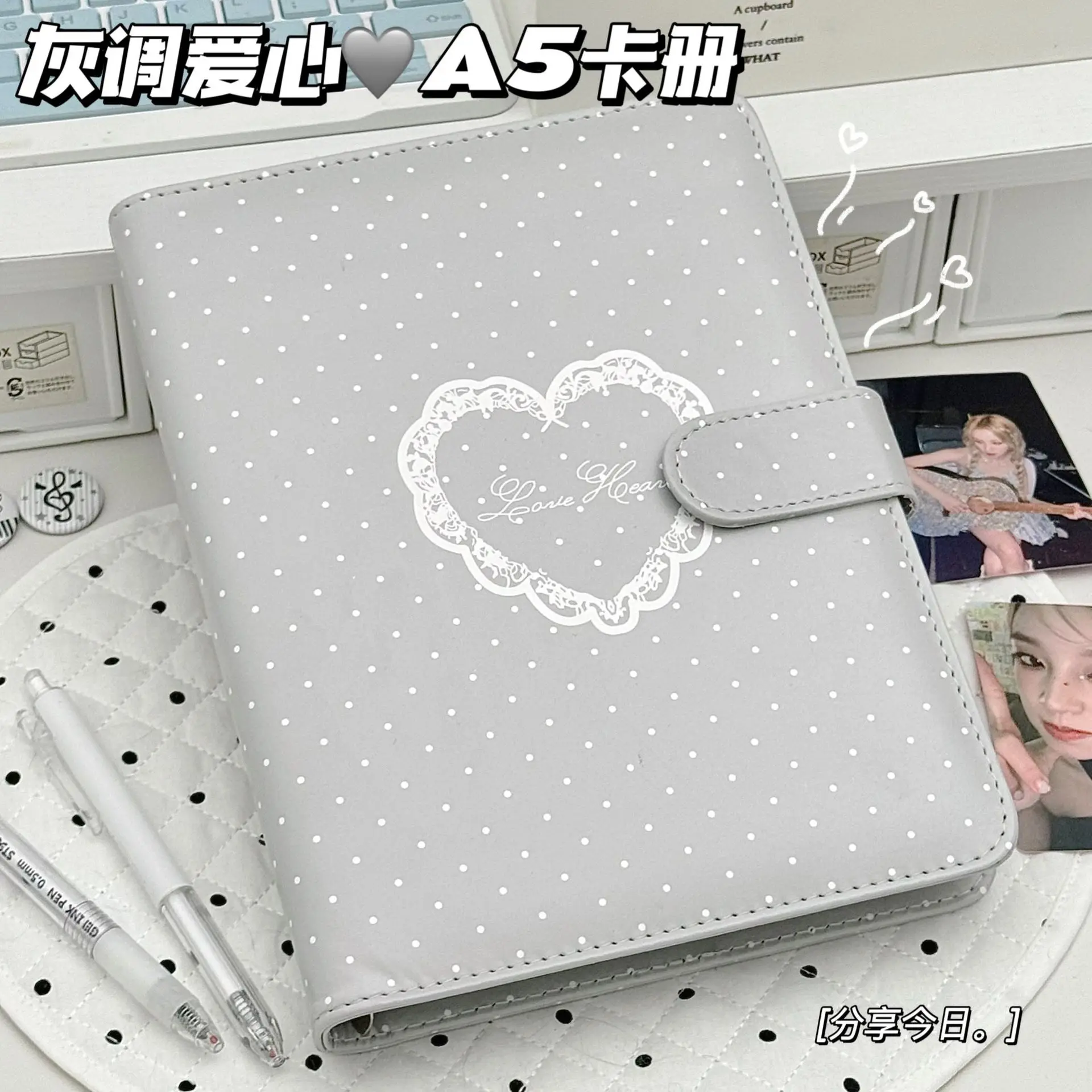 IMYY A5 Kpop Idol Photocard Holder PU Photo Album Photo Card Binder Photocards Album for Photographs Collect Book Album 콜북바인더