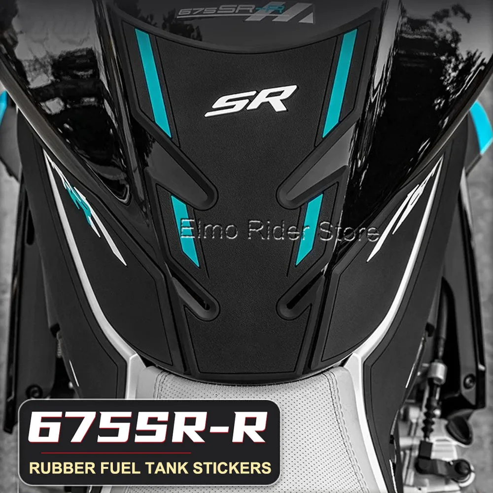 

For CFMOTO 675SR-R 675sr-r Motorcycle Accessories Rubber Fuel Tank Stickers Kits Protection Thicken Stickers NEW