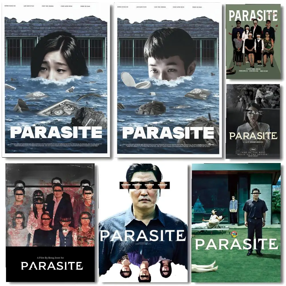Movie Parasite Poster Wall Art Poster Prints Home Wall Decor Gift for Living Room, Bedroom Bar & Parlor