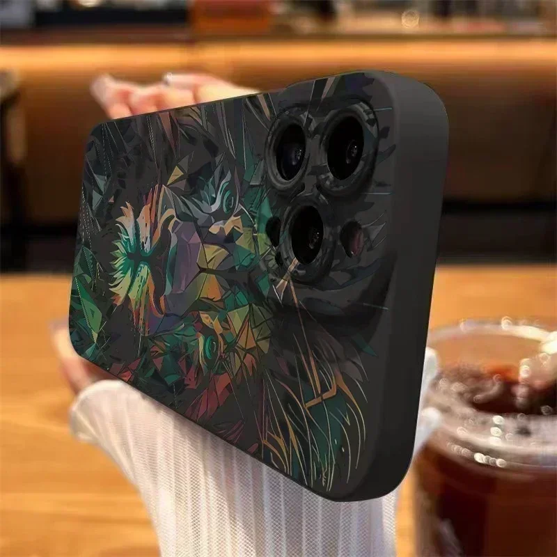 Colorful Lion Pattern Phone Case For Xiaomi Redmi Note 13 Cases Redmi Note 12 Pro Plus 12S 11S 11 10S 10 Redmi 12 13C Soft Cover