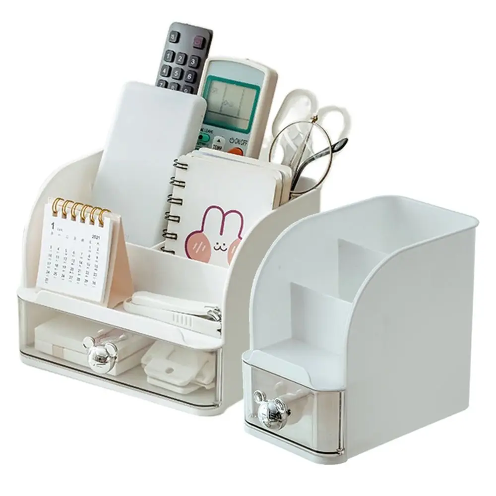 Drawer Desk Organizer Space Saving Multiple Compartments Pencil Pen Holder Sturdy Multi-Functional Stationary Display Shelf Home
