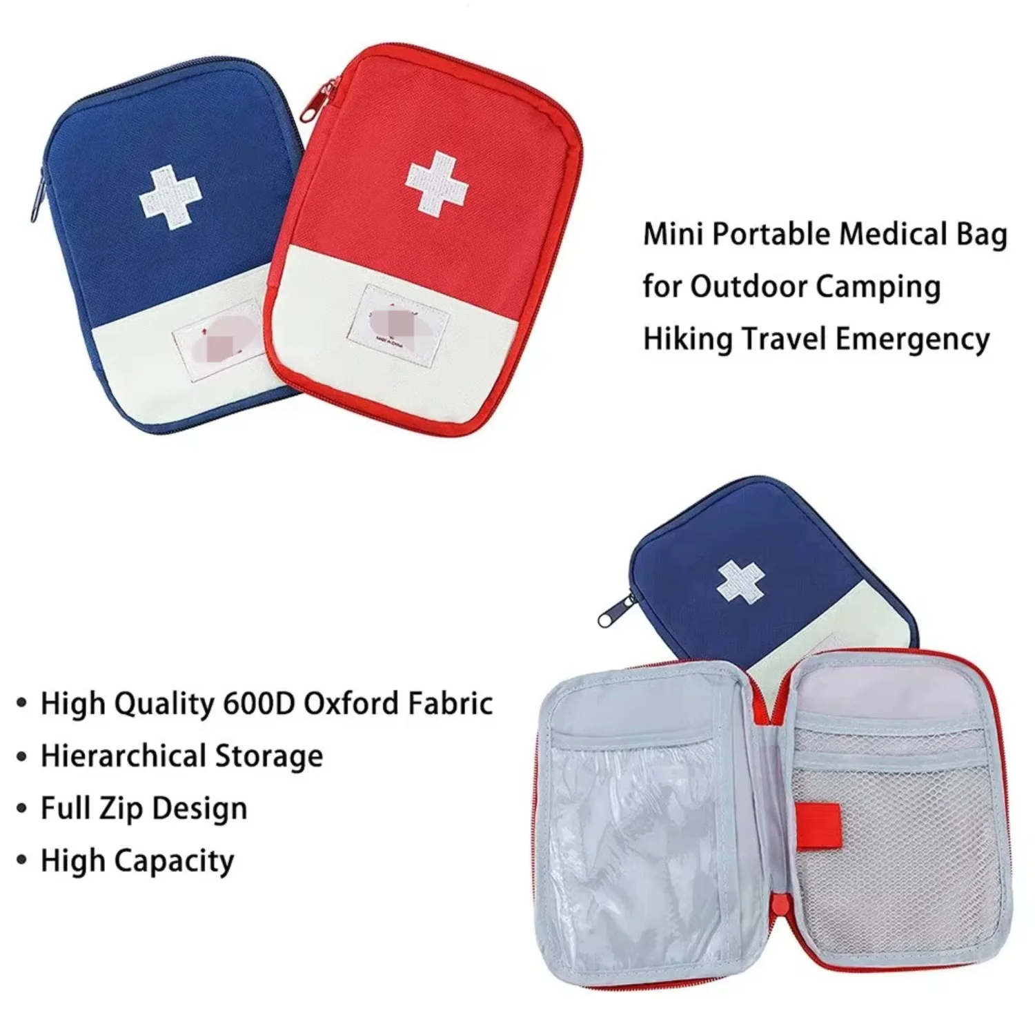 Erste-Hilfe-Set, Tasche für Medikamente, geeignet für Outdoor-Reisen, medizinische Rettung, Notfall-Überlebensset