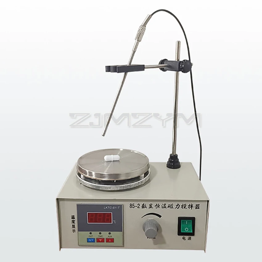 85-2 Laboratory Magnetic Stirrer Mixer Heating Plate Digital Display 2200rpm Adjustable Churn Stir Machine Blender Stirrer