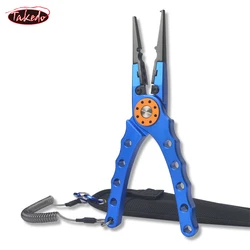 TAKEDO-Multi-Function Stainless Steel Fishing Jaw Aluminum Alloy Fishing Pliers Fishing Tool Scissors Fish Hook Remover