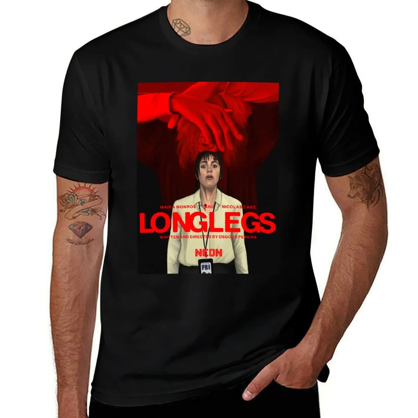 

“Longlegs” horror movie poster T-Shirt t shirts with prints T-Shirt
