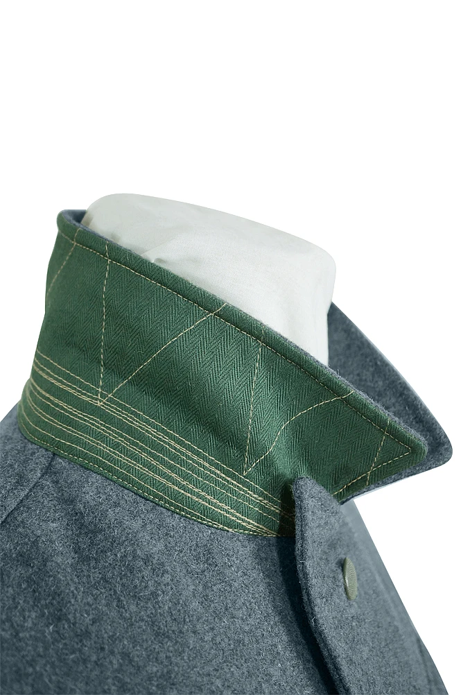 GUWM-015 WWII German M42 Elite EM Italian Field Wool tunic Feldbluse blue green grey