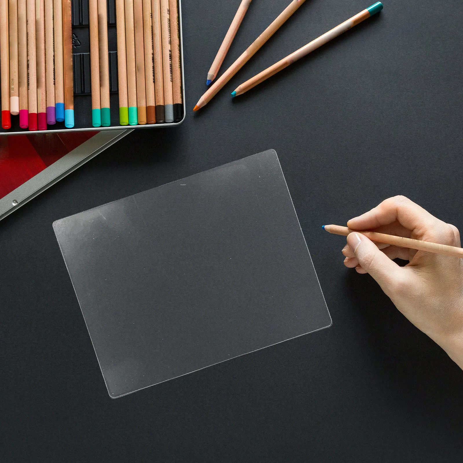 8x10 Inch Reusable Gel Press Monoprinting Plate Soft Non-Stick Art Supply for DIY Printmaking Scrapbooking Drawing Craft
