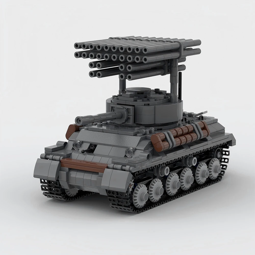 M4A3E8 Sherman Granchio T34 WW2 Carro Armati Militari Modello MOC Mattoni da Costruzione Attrezzature di Guerra Vacanza Modulare Assemblare Giocattoli Per Bambini Vestito