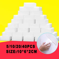 5/10/20/40 PCS Melamine Sponge Magic Sponge  Kitchen Bathroom Cleaning Tools Melamine Sponge Cleaner Cleaning Sponge