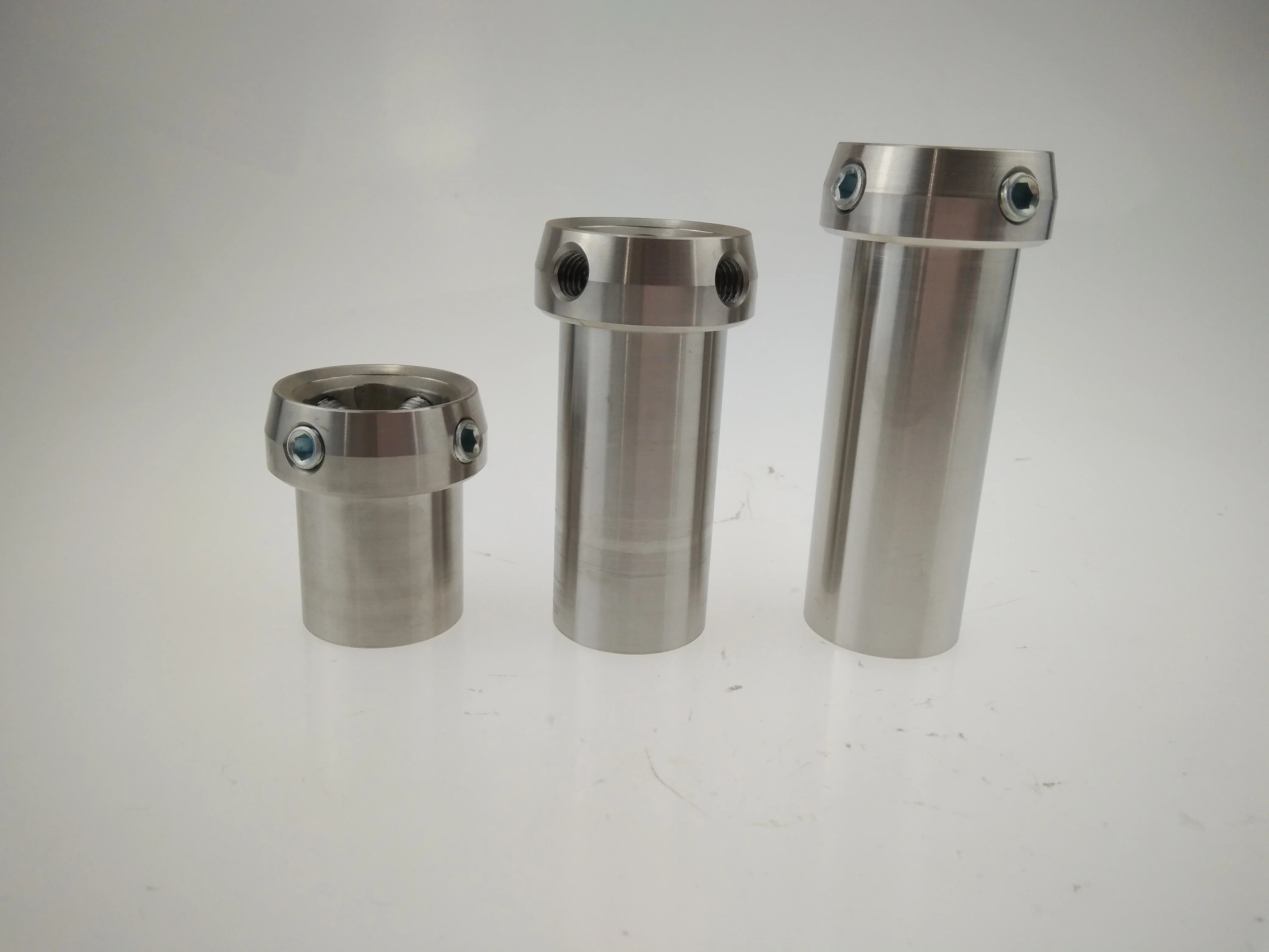 Adjustable Stainless Steel Short Tube Adapter for Prosthetic Leg Rehabilitation Equipment Stainless Steel / Titanium / Aluminum