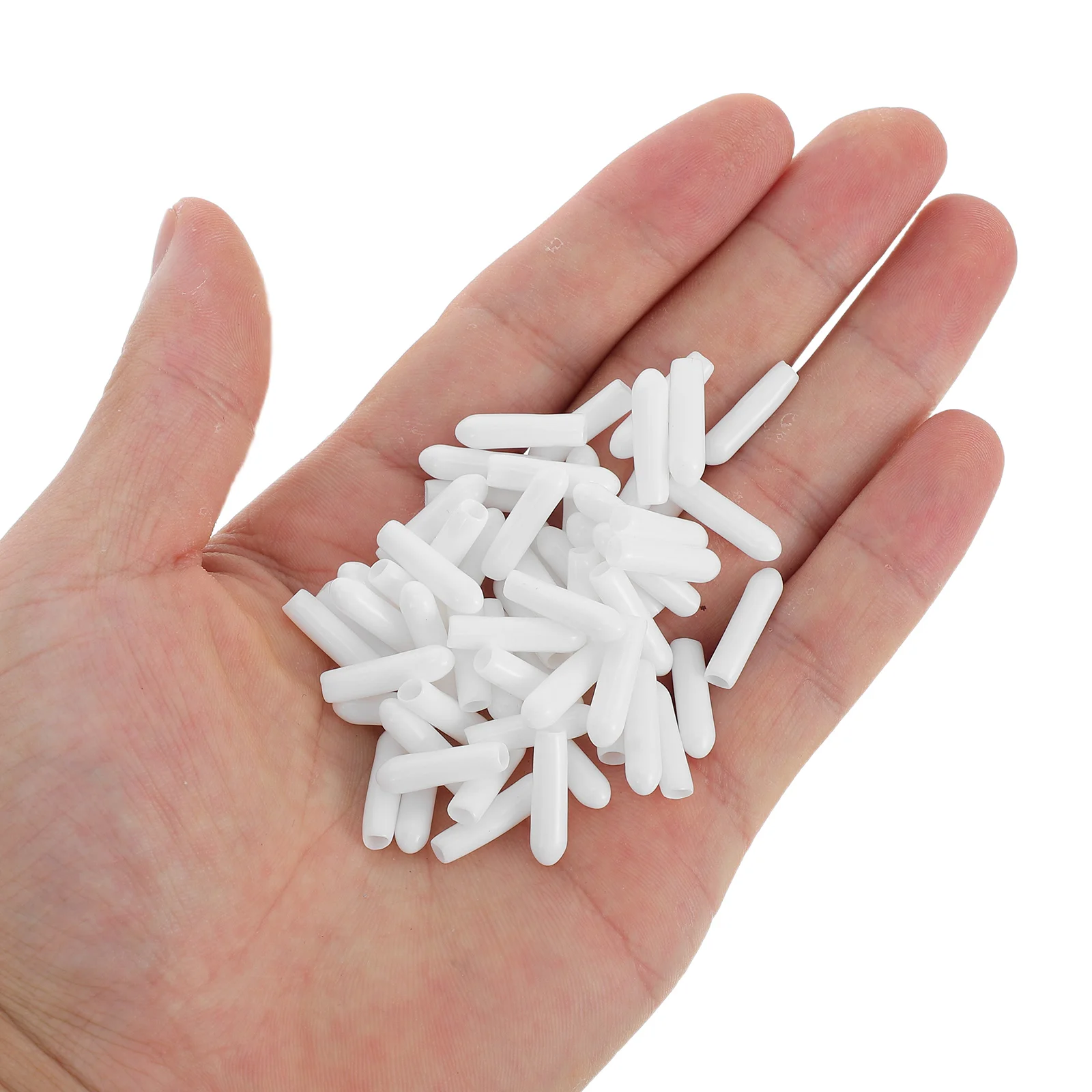 

500Pcs Wire Hanger Screw Caps Rubber End Protectors Thread Guard for Home Closet Storage and Retail Displays 3mm