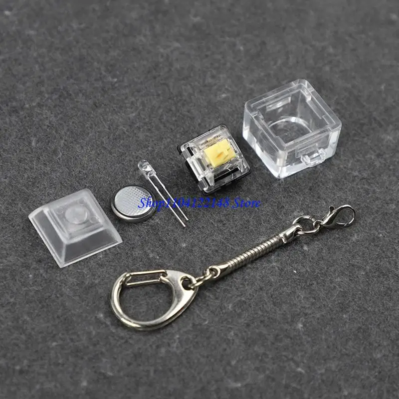 P9FA 1-Key Cherry MX Kailh Switch Tester with Translucent Keycap Switch Keychain