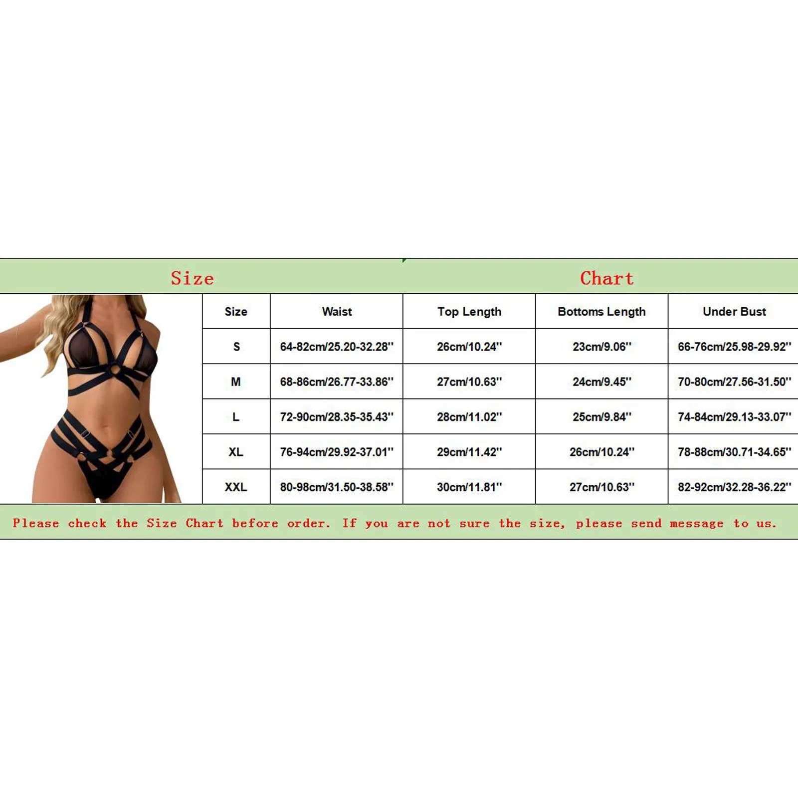 Women\'s Two Piece Sexy Lingerie Set Fashion Hollow Webbing Underwear Sleepwear Hanging Neck Steel Ring Pajamas Garter Set