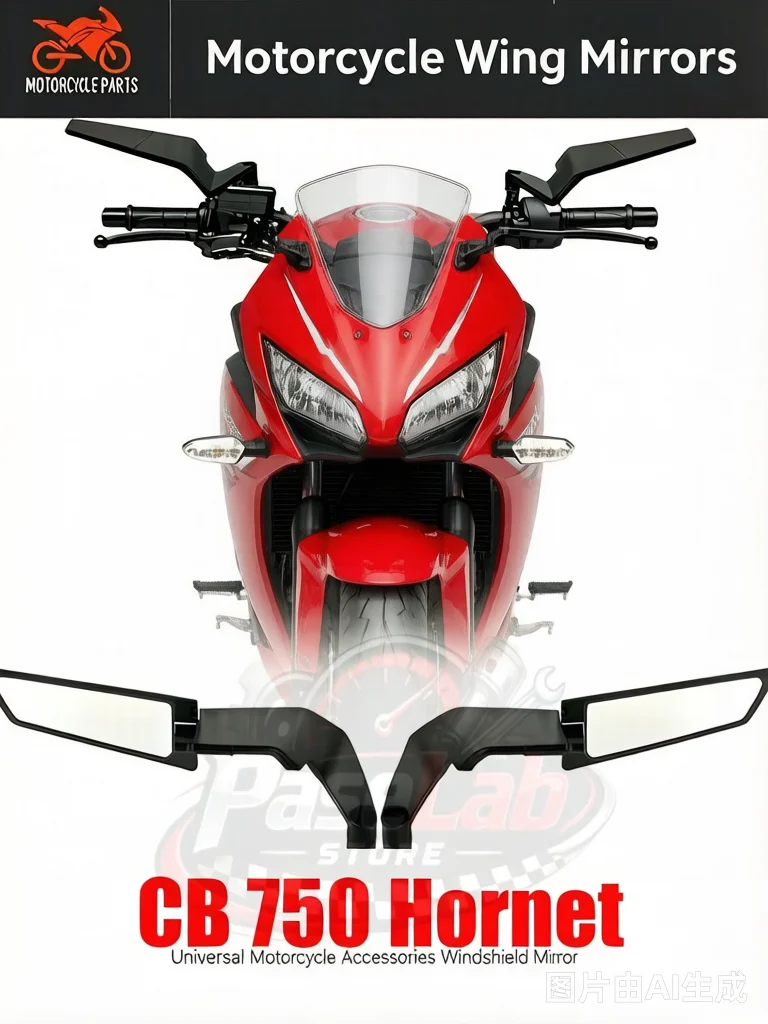 

For CB 750 Hornet CB600F CB650F CB900 CB599 CB600 Hornet Motorcycle Wing Mirrors Rearview Rotating NEW Rearview Side Mirror