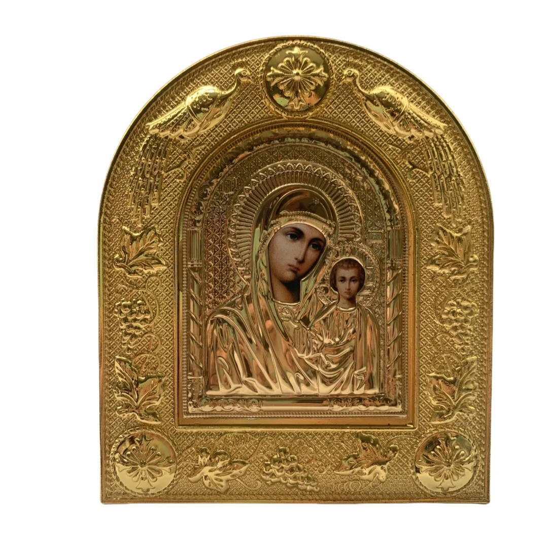 Virgin Mary Alloy Icon Jesus Icons Home Decoration Church Christ Baptism Ornament