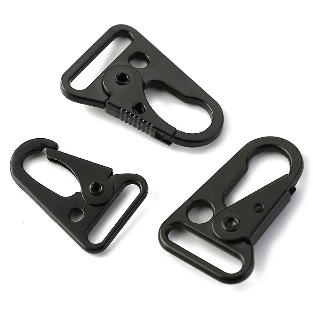 10 Sizes Aluminum Alloy Eagle Mouth Buckle Eagle Hook Belt Carabiner Strap Buckle Outdoor Hanging Carabiner Climbing Clips Tool