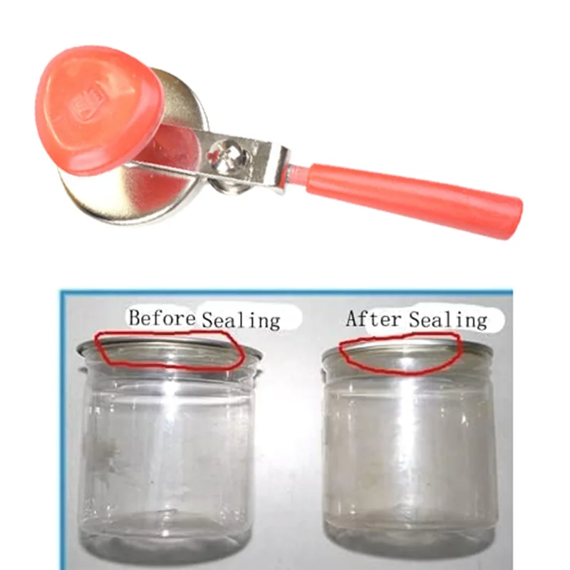Sellador de latas Manual portátil A01M, máquina de sellado de botellas de aluminio, sellador de latas Manual para uso comercial en el hogar, 83MM