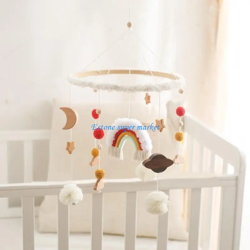 090B لعبة معلقة لديكورات سرير الرضع نشاط لطيف هدية استحمام لحديثي الولادة