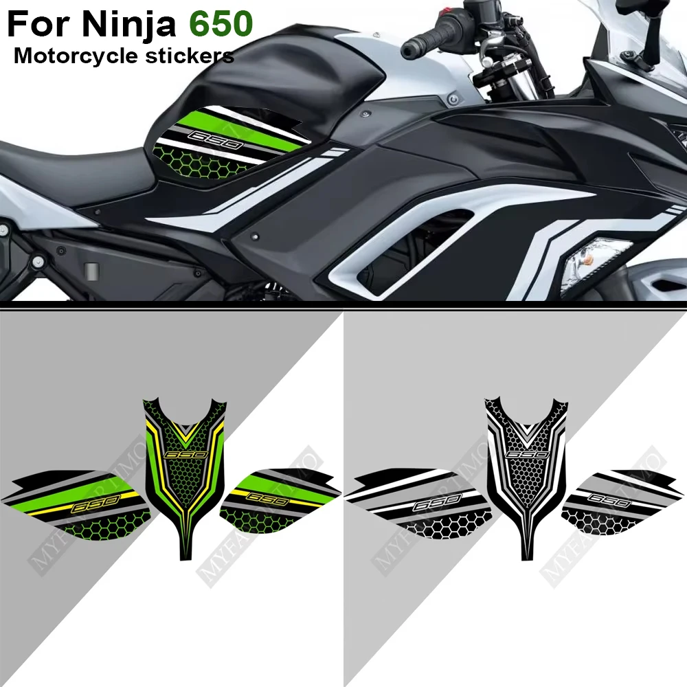 

Защитный обтекатель для мотоцикла, наклейки на лобовое стекло, декоративные наклейки из ПВХ, полный комплект для Kawasaki Ninja 650 2018-20