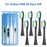 4/8PCS Soft Replacement Heads For Oclean X/ X PRO/ Z1/ F1 Blue Brush Heads DuPont Sonic Toothbrush Vacuum Bristle Nozzles