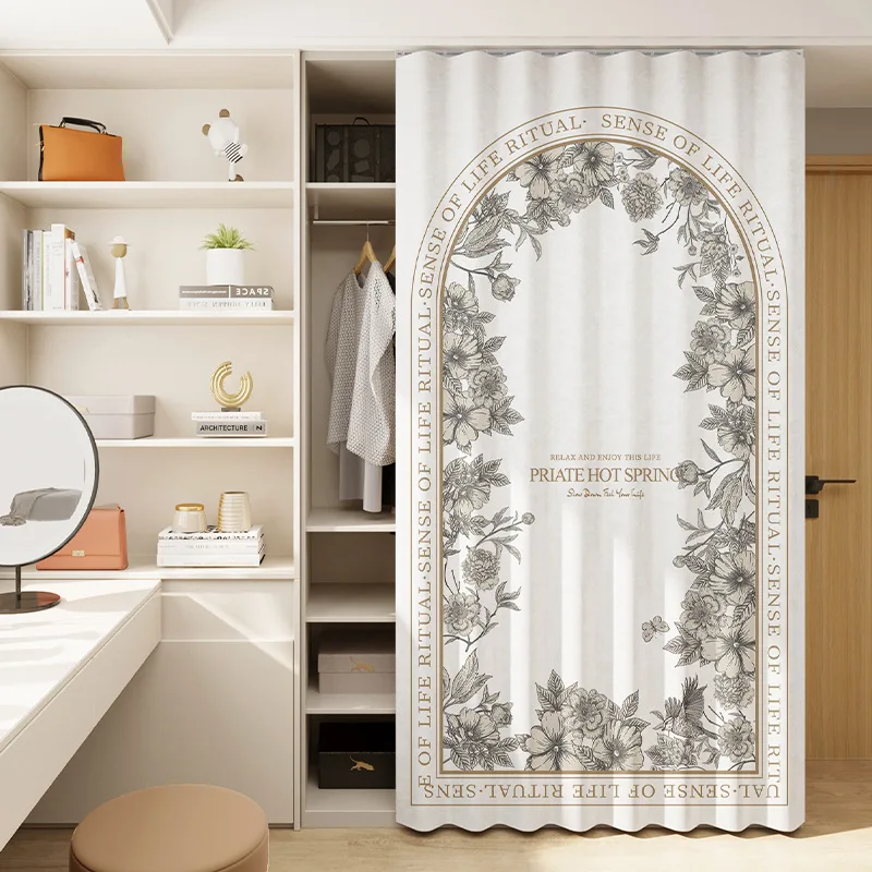 Non-Perforated Dustproof Cloth Wardrobe, Shoe Rack, Cabinet Shelves, American Style, Cloakroom, Shoe Rack, Hanging Curtain